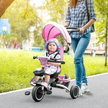 Rotatable Seat Safety Bar Tricycle