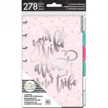 Happy Planner 6-Month Undated Mini Planner Extension Pack Rainbow