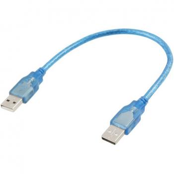 Cable de extensión USB 2.0 30 cm Tipo A Macho Azul