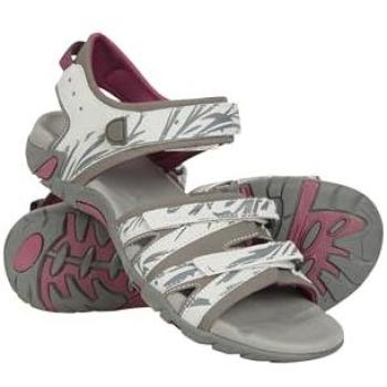 Santorini Women’s Lightweight Open‑Toe Sandals – Grey, 7