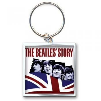 WOODBRASS STORY PHOTO PRINT BEATLES KEYRING