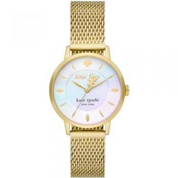 Kate Spade Damenuhr Edelstahl Metro KSW1789