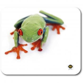 Allsop 06930 Frog‑Mousepad in Weiß – ergonomisches Frosch‑Design