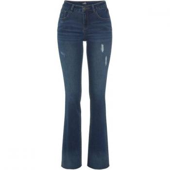Damen Bootcut-Jeans ARIZONA, Ultra-Stretch, N-Gr, blau