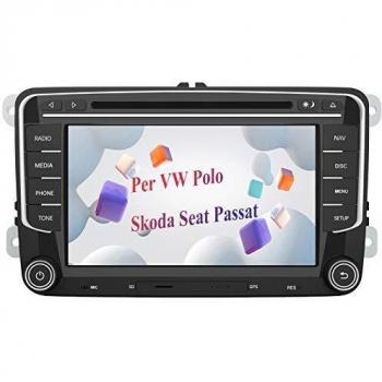 AWESAFE Autoradio 2 Din VW Golf 5 6
