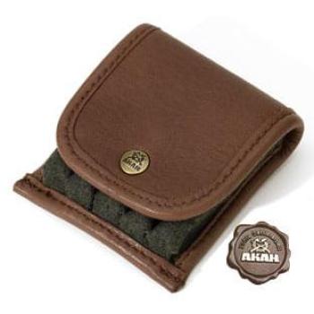 Patronenetui aus Elchleder und Loden