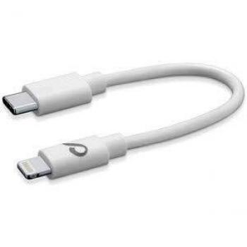 Cable USB-C a Lightning 15 cm Blanco