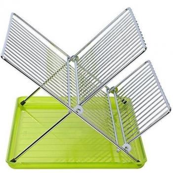 Escurreplatos Plegable de Acero Inoxidable