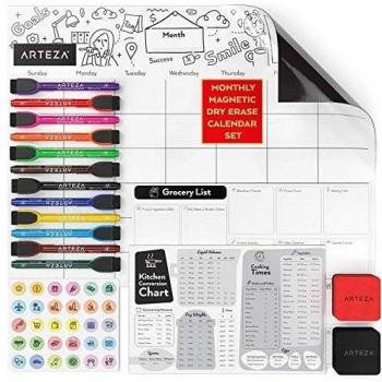 Arteza Refrigerator Monthly Planner