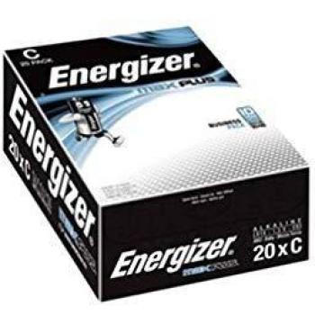 Energizer Battery Max Plus E301324104 C/Baby/LR14 20 St