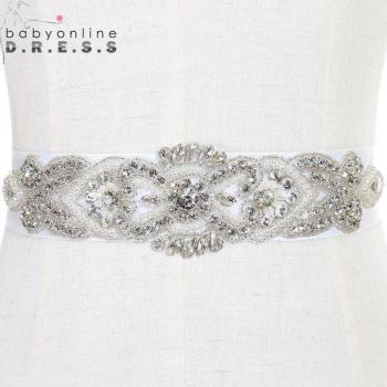 Banda de Novia Elegante con Piedras y Cristales