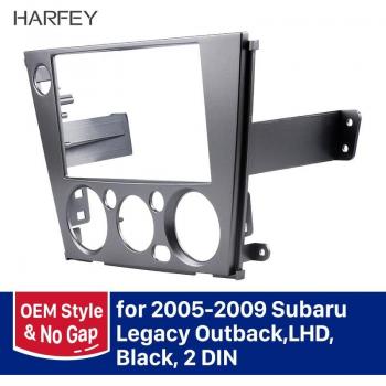 Harfey 2Din Dash Kit for Subaru Legacy Outback 2005