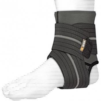 ShockDoctor Komfort Knöchelstütze für Erwachsene – Schwarzer Bandage, Größe Small