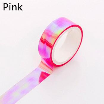 5m Gold Folie Washi Band Kawaii DIY Scrapbooking Maskierung Tape in Rose