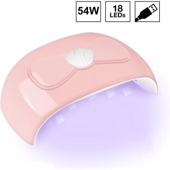 UV LED Micro Lampe 54W – Sèche-ongles Bowknot, 18 LEDs