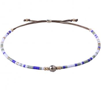 Bracelet d'amitié réglable en perles C·QUAN CHI