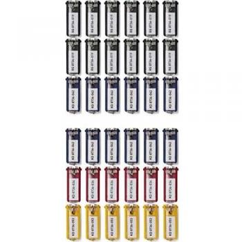 Assorted Durable Key Clips (Set of 6)