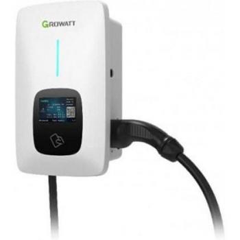 Estación de Carga Eléctrica 11kW Growatt THOR