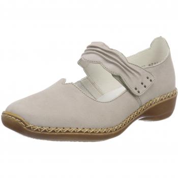 Rieker Komfort Ballerinas 413G0, Grau, 42
