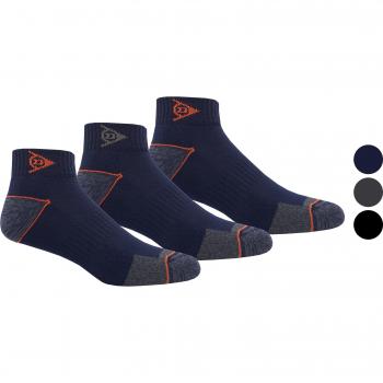 DUNLOP Baumwoll-Arbeitssocken für Herren, 3 Paar