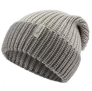 Cappello in maglia argento melange Sterntaler