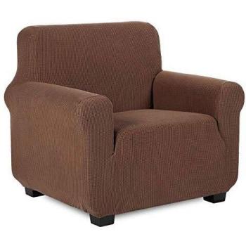 Housse de Canapé 1 Pièce Extensible Café