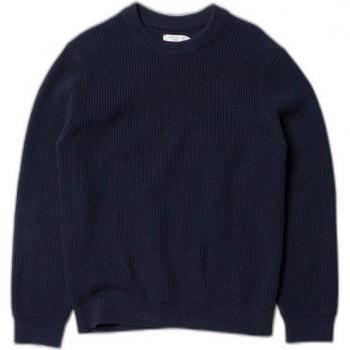 Nudie Jeans August trui in geribd katoen