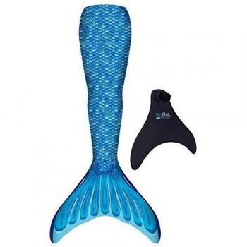 Fin Fun Meerjungfrau Flosse L/XL, blau