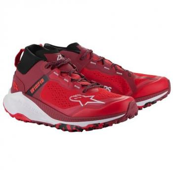Alpinestars Meta XR V2 Bright Red & White Zapatillas para Motociclismo