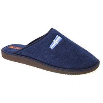 Pantuflas Doctor Cutillas 12254 Chinelas de Toalla Marino (Tamaño 45)