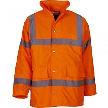 YOKO 3XL Hi-Vis Road Safety Jacket in Orange