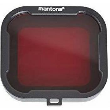 Filtre 21280 Mantona – compatible GoPro Hero 4/HD 3+ (Gris, Rouge, Jaune, Lilas)