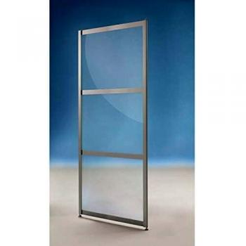 Cloison décorative anthracite en verre synthétique