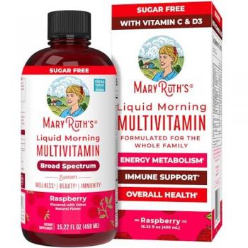 Raspberry Revitalize Liquid Vitamin C + B Complex – MaryRuth Organics (450 ml)