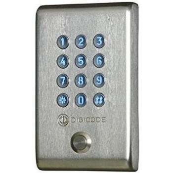 KCIEN Rétro Éclairé Digicode Inox 2 Relais