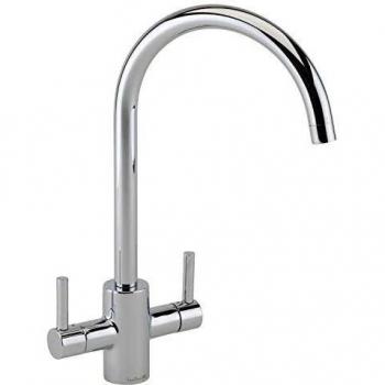 Reginox Genesis Kitchen Tap with Twin Lever and CP Handles