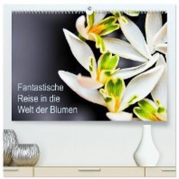 Fantastische Reise in die Welt der Blumen (hochwertiger Premium Wandkalender 2024 DIN A2 quer) Kunstdruck in Hochglanz