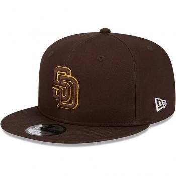 New Era 9Fifty Baseball Cap, Side Patch, San Diego Padres, braun, S/M