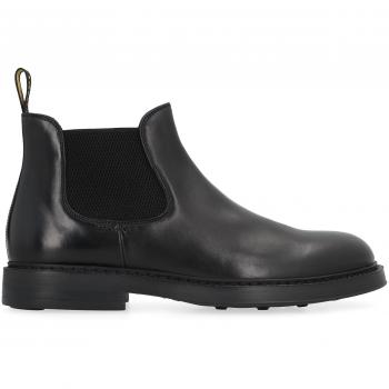 Doucal's stivali in pelle nera