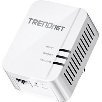 Adaptador TRENDnet TPL‑420E 1200 AV2 con Puerto Gigabit