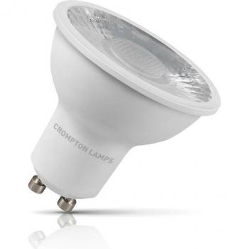 Crompton Lamps GU10 LED Spotlight 5W Thermal Plastic Cool White Equivalent to 50W
