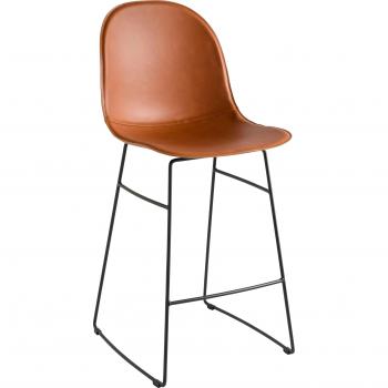 Connubia 4‑Fußstuhl Academy CB/1674‑LHS – 48 × 105 × 55 cm, Leder, Metall
