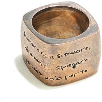 Bague Élégance Or Rose Argent 925 Taille 18