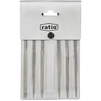 Set de Limas Aguja Ratio 6527H, 12 piezas, 160 mm