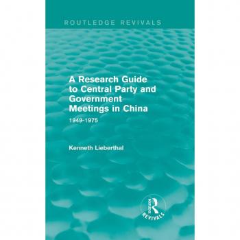 Vitalsource Technologies, Inc. A Research Guide To Central Party And Government Meetings In China