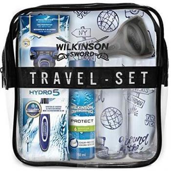 Set de Afeitado de Viaje con Máquina de 5 Hojas de Wilkinson Sword