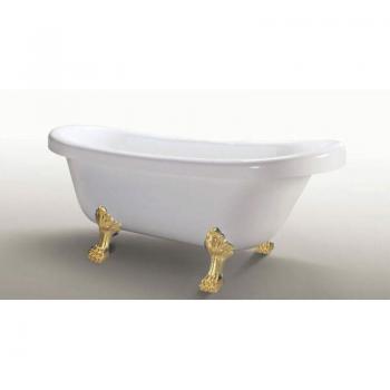 Freestanding Margherita 170x80 – Vasca Vintage con Piedi Oro
