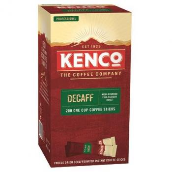 Kenco Instant Freeze Dried Decaffeinated Coffee Sticks 1.8g (200 Pack)