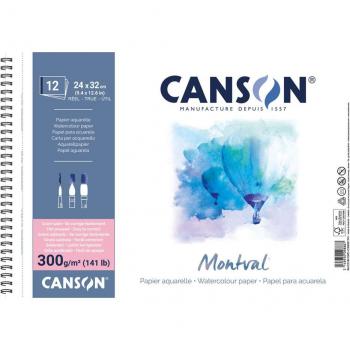 Carnet Montval 300 g/m² 24×32 cm Spiralé