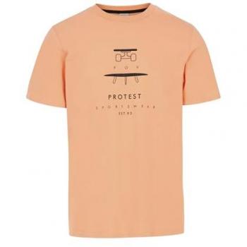 T-shirt à Manches Courtes Protest Andros Orange XL